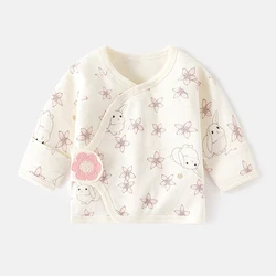 Baby Girl Long Sleeve T Shirt Cotton Spring Autumn Winter Animal Print Hospital Newborn Clothing 0-3 Months Baby Boy Tops