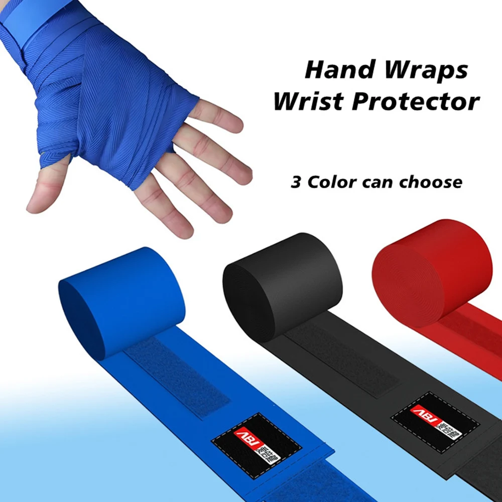 

1 Pair Breathable MMA Gloves Sweat Absorbing Hand Wraps for Muay Thai Boxing Taekwondo Karate Sanda Martial Arts Training