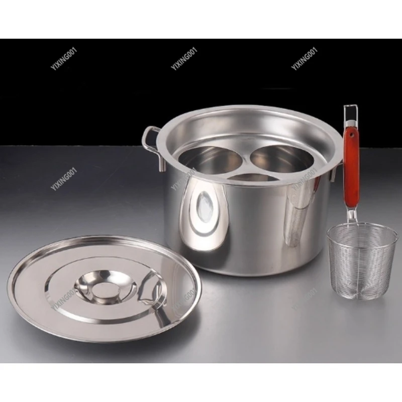 Kitchen Deep Strainer with Handle Spaghetti Insert Set Home Pasta Vegetable Noodles Filter Tool