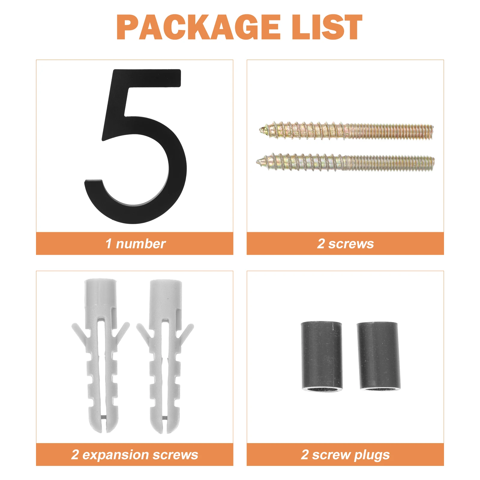 

House Decoration Numbers for Home Office Hotel Garden Mailbox Street Mailbox House Address Number Number Street