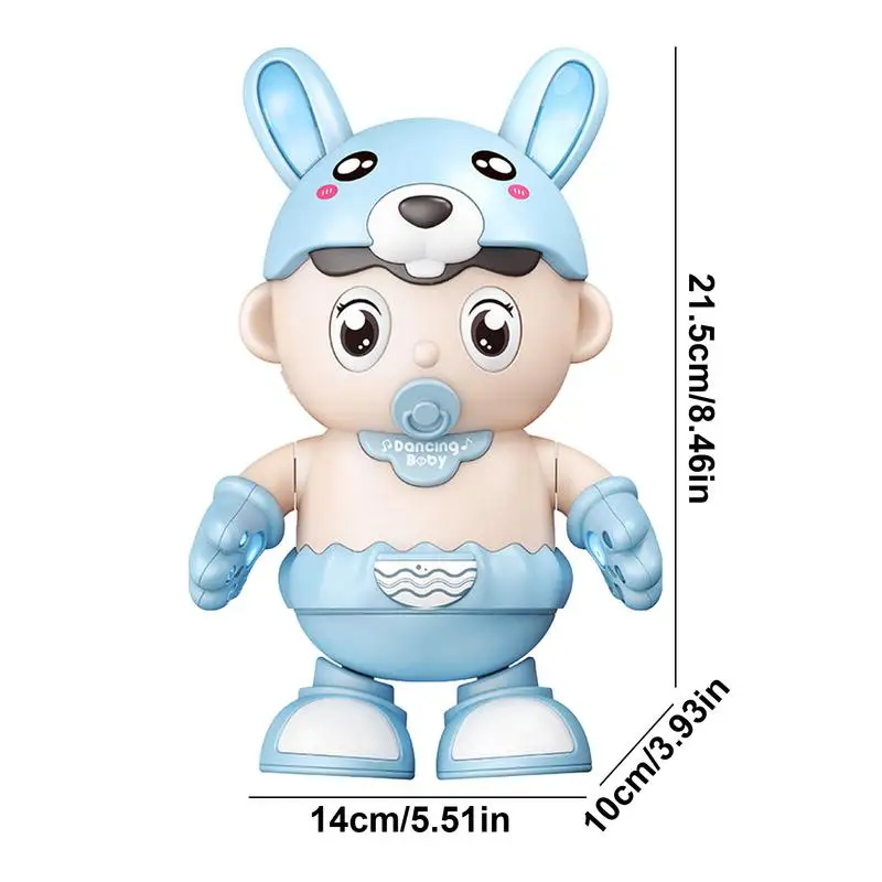 Dancing Robot Toy Electric Interactive Educational Toys With LED Lights, Dance Music, Gift For Boys Girls Ages 1-7 Dancing Toy