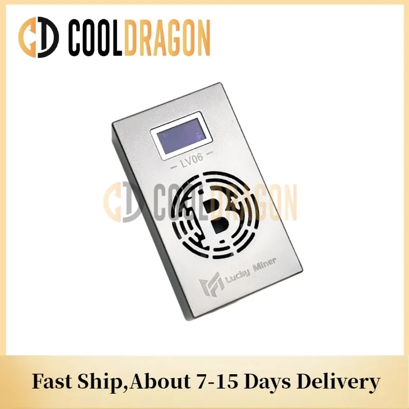 

SHA-256 European Plug Lucky Miner V6 500GH Bitcoin DGB BCH Solo Miner With Power Supply Support Multiple Mining Modes