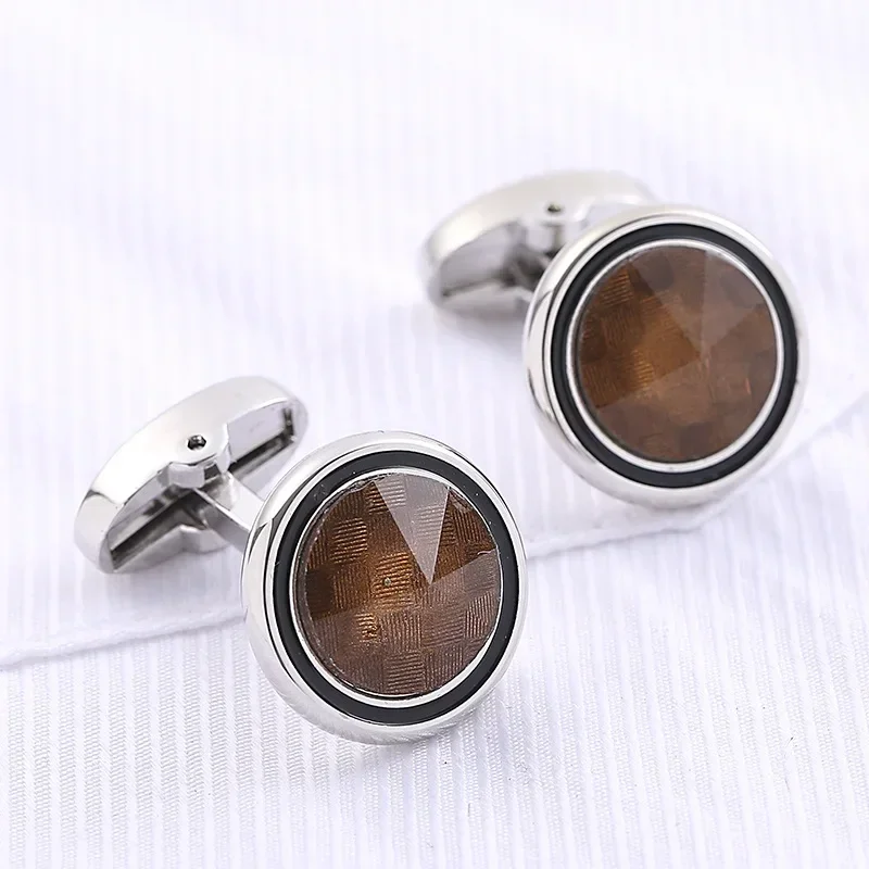 カフス高-グレード流行シンプルな毎日のカジュアルなデート宴会結婚式新郎スーツビジネスメンズカフスギフト