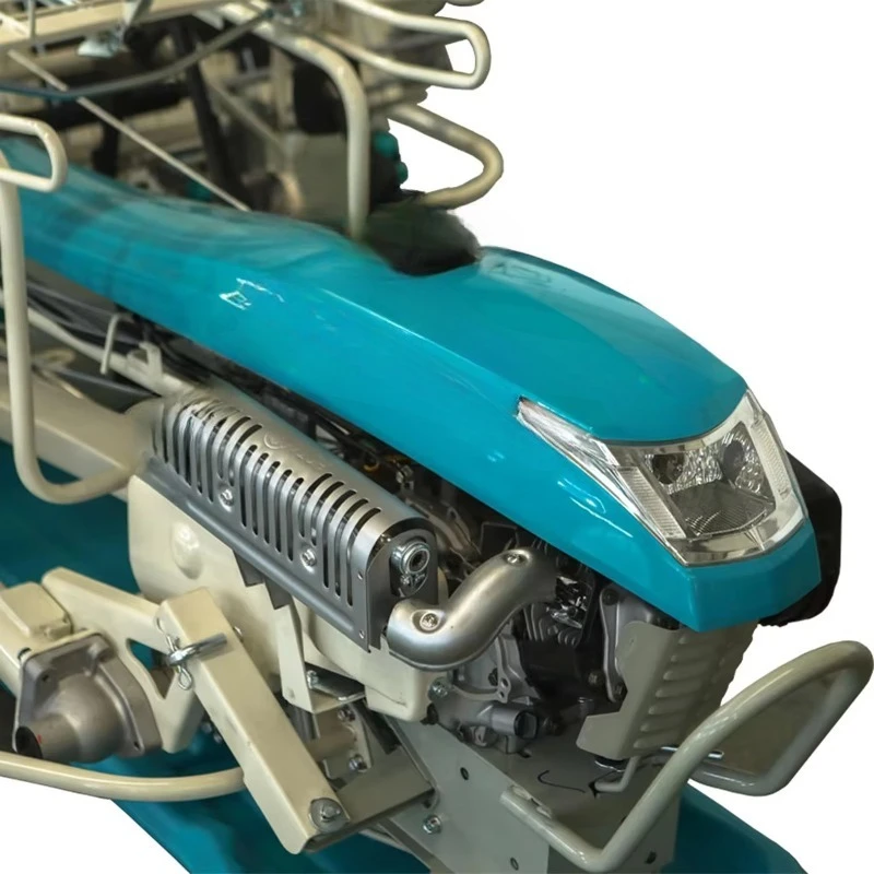 CNCMC China Supplier 4 Row 6 Row Rice Paddy Seeders Walk Behind Hand Push Transplanter Planting