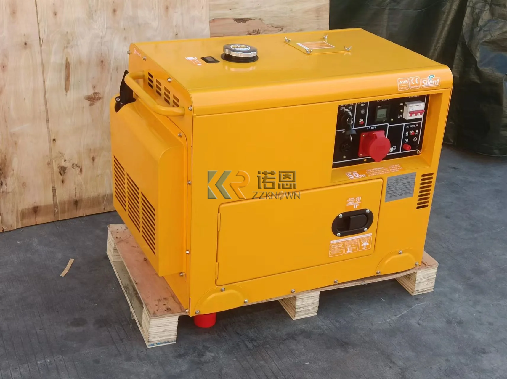 Nieuwe Huishoudelijke 8KW Diesel Generator 10KW Luchtgekoelde Eenfase Driefasige Diesel Generator Kleine Stille Generator
