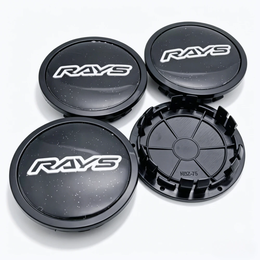 4x 75mm Rays Nabendeckel Radkappen Radnabenkappen
