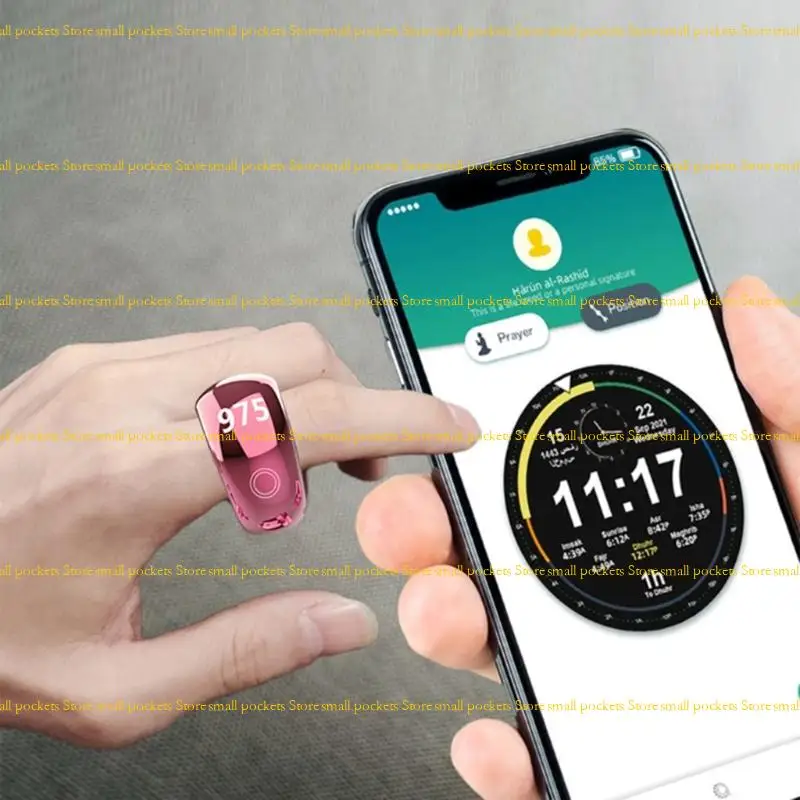 

R1WD Водонепроницаемые кольца-счетчики для медитации со сменными кольцами Цифровое устройство для отслеживания фитнеса для