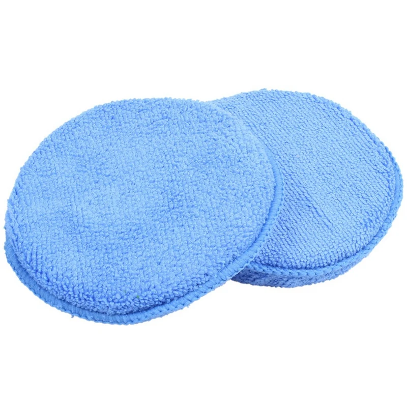 

60X Car Waxing Polish Microfiber Foam Sponge Applicator Cleaning Detailing Pads