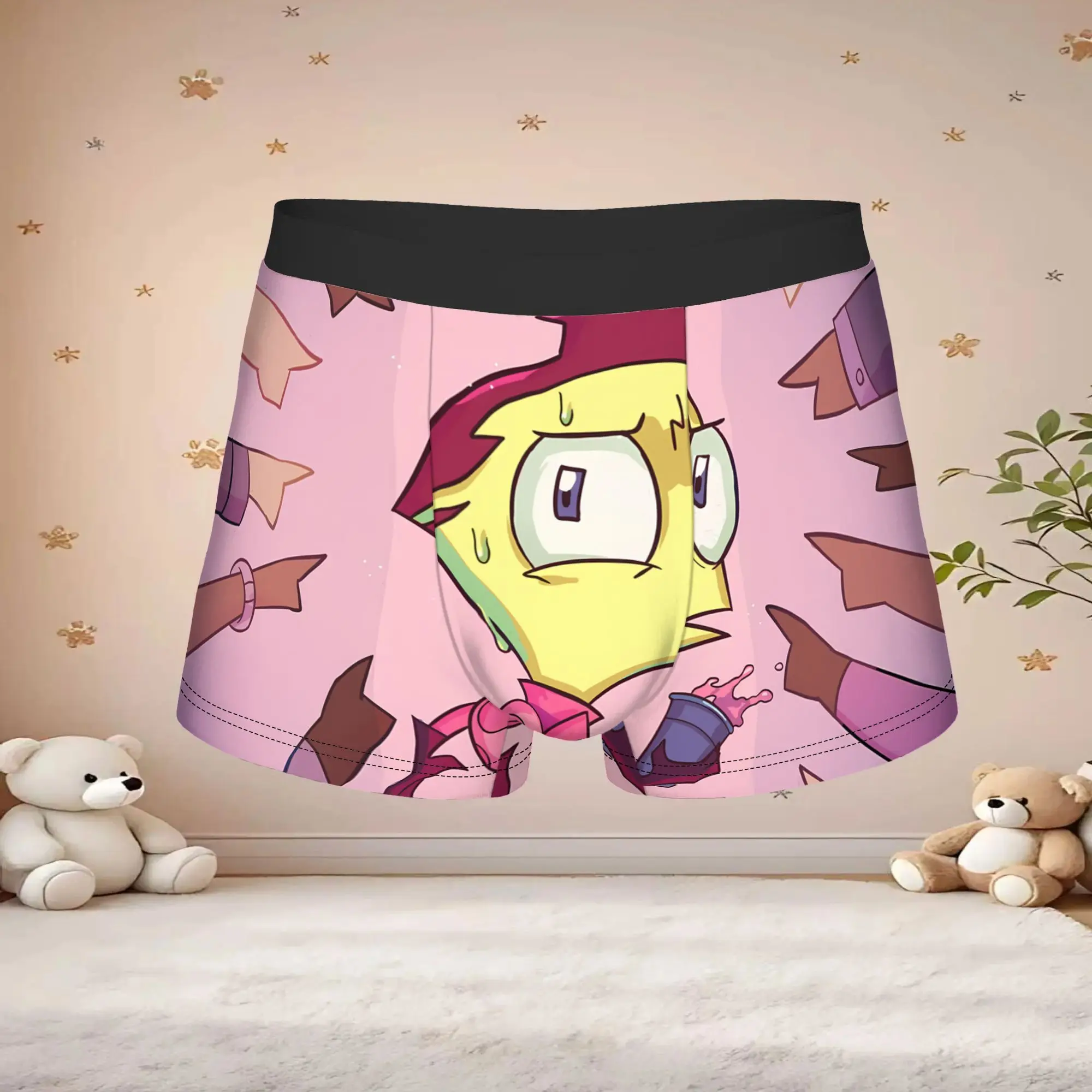 1pc Popular Invader Zim Anime boxers  Novelty Panties Men's Underwear Comfortable Shorts Boxer Briefs