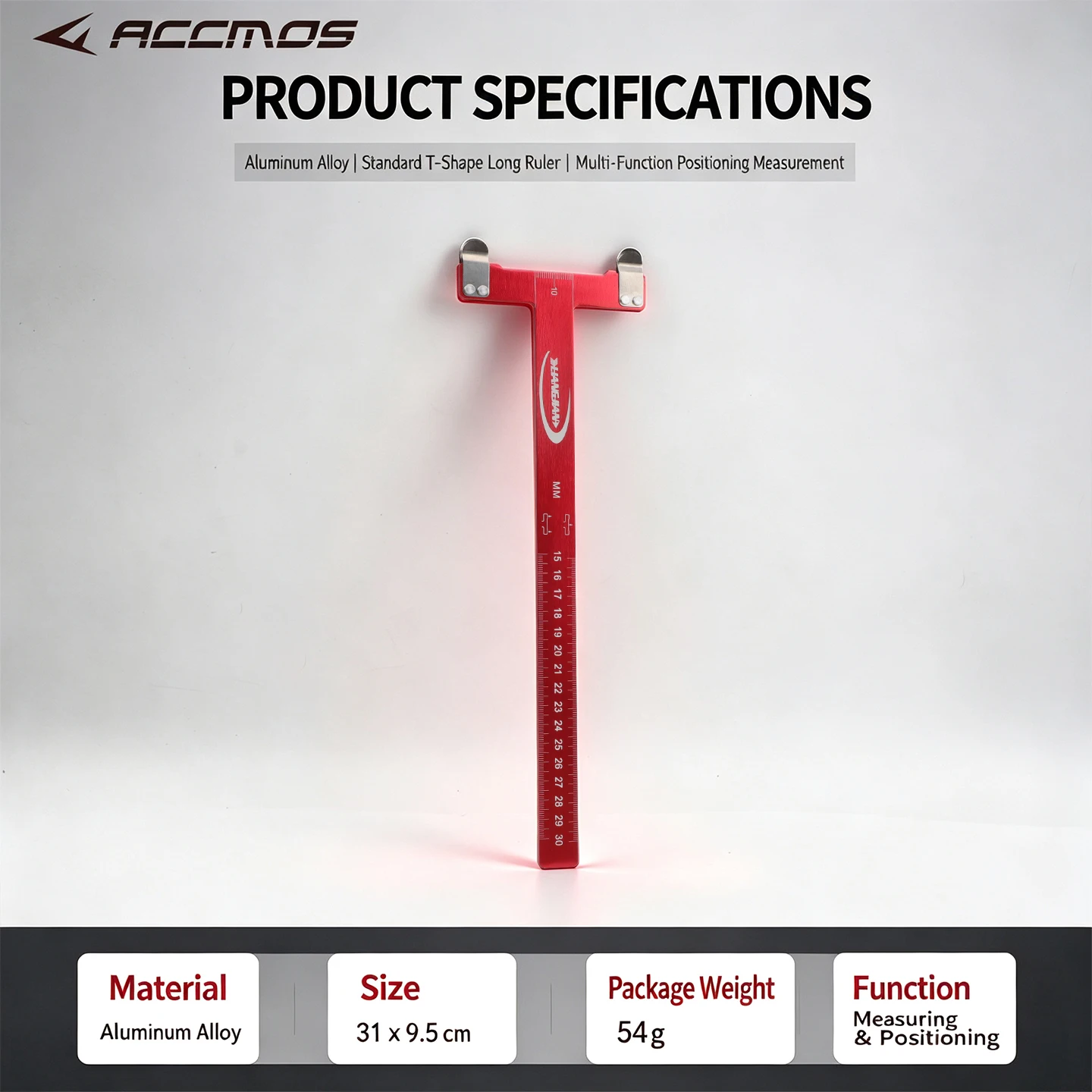 Aluminum Alloy Archery T-Square Ruler Bow Caliper Tuning Tool for Arrow Target Shooting Accessories