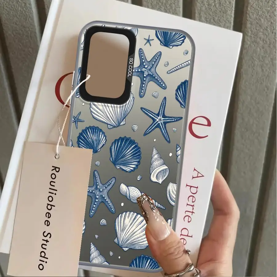 Marine Life Art Case for Samsung Galaxy A24 A25 A12 A26 A21s A23 A34 A31 A17 A20s A15 A16 A13 A14 A35 Phone Cover 