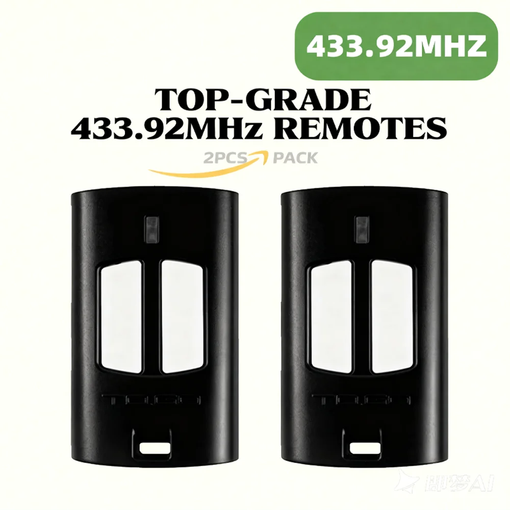 433 MHz Compatibile con IO.2WV LO.T2WMR T2 WV T4 WV CUPIDO-2 CUPIDO-4 BENINCA TO.GO 2WV 4WV Telecomando per porta garage