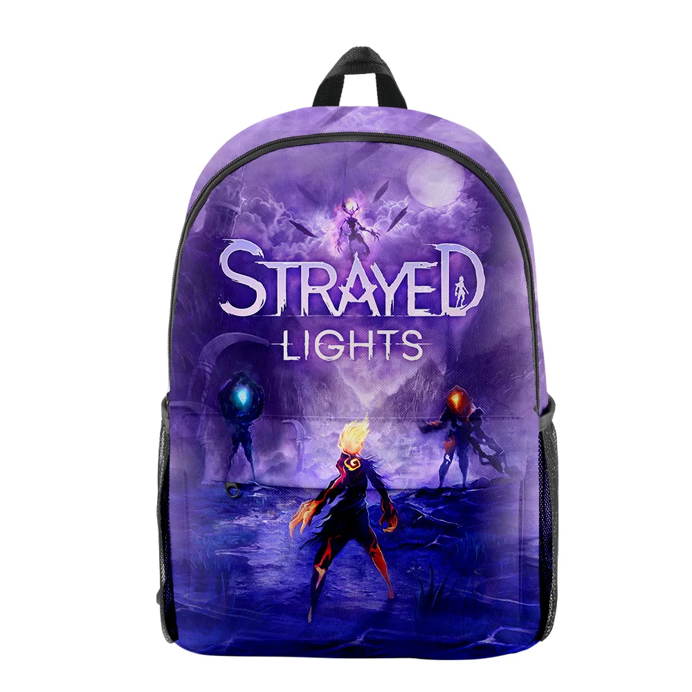 Trendy Popular Strayed Lights pupil Bookbag Notebook Backpacks 3D Print Oxford Waterproof Boys/Girls Travel Backpacks