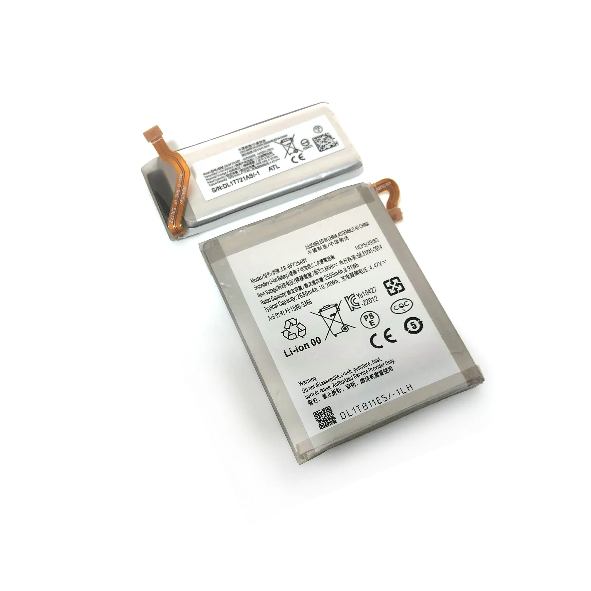 EB-BF711ABY BF725 Battery For Samsung Galaxy Z Flip 3 Flip 4 Batteries EB-BF712ABY EB-BF723ABY BF724 Folding Screen Battery