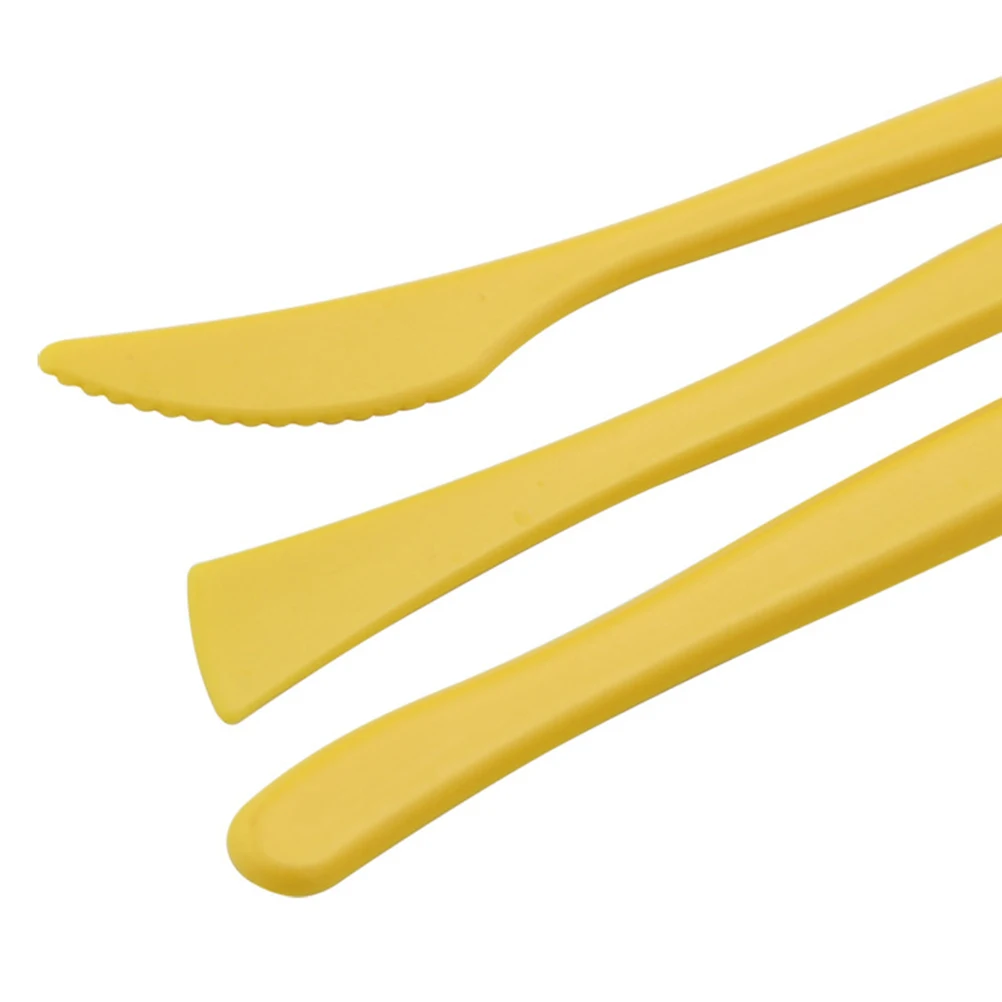 

14Pcs Clay Sculpting Tools Ultra-Light Plastic Pottery Shaper Modeling Engraving Craft Set for Painting Baking Styling