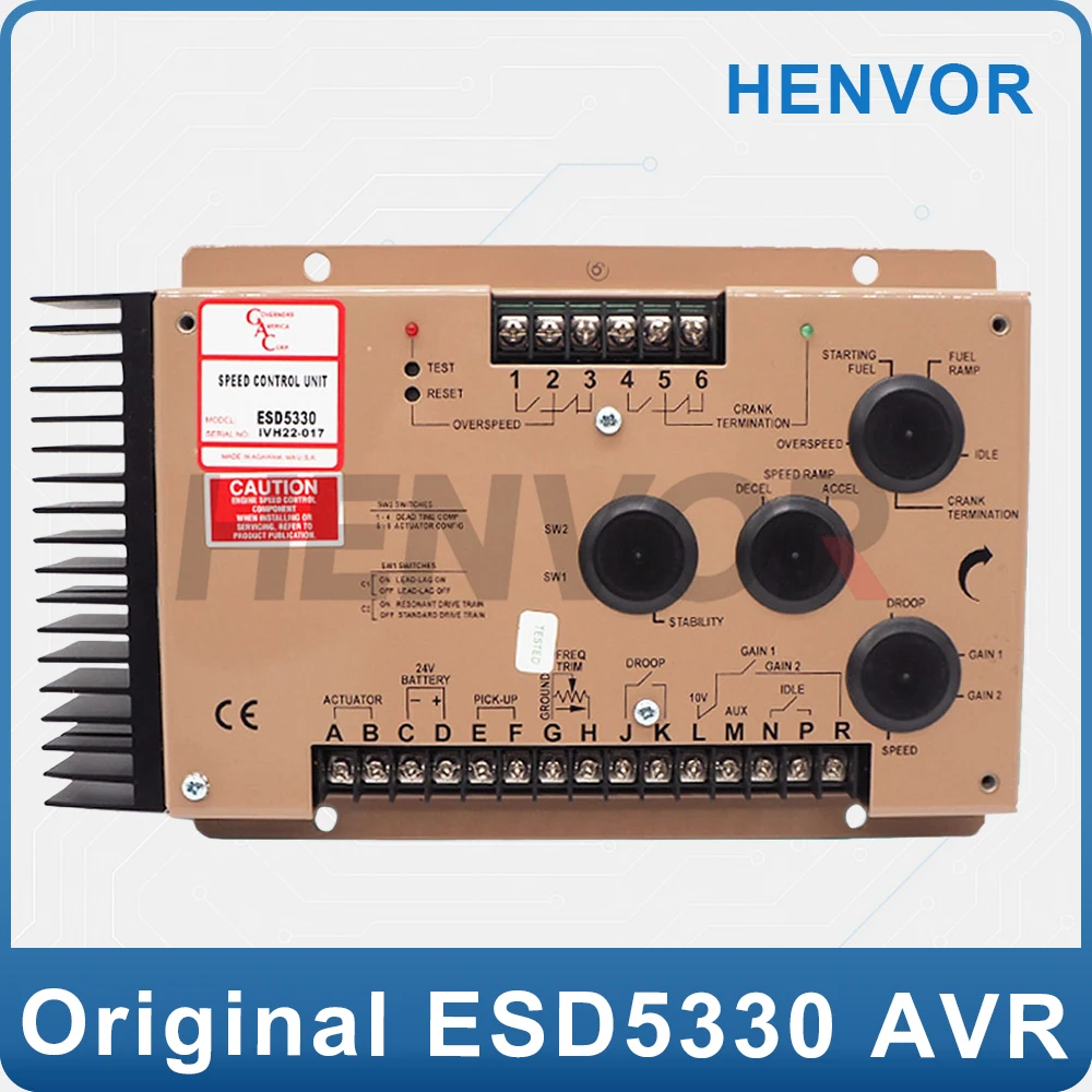 

Электронная плата управления скоростью ESD5330, контроллер переменной скорости, модуль регулирования скорости дизельного двигателя, эффективная производительность