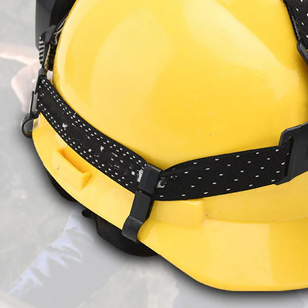 30 Pcs Hard Hat Headlight Buckle Flash Clip for Belt Clips Bag Hanging Black Mount