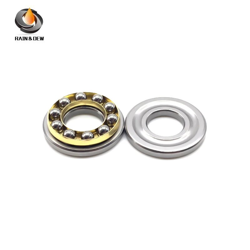 10PCS F9-17M Bearing 9*17*5 mm  ABEC-7 Miniature F9 17 M Thrust Axial F9 17M Ball Bearings With Grooved Raceway