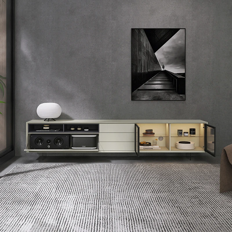 

Creative Minimalist Aesthetic Design Tv Brackets Luxury Tv Stand Space Saving Elegant Muebles Para Hogar Living Room Furniture