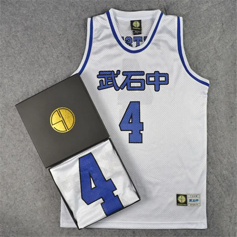 TOYOTAMA Anime Shohoku School Basketball Team Jersey Cosplay Hisashi Mitsui Costume Jersey Tops Shirt Sports Wear Uniform OA2317