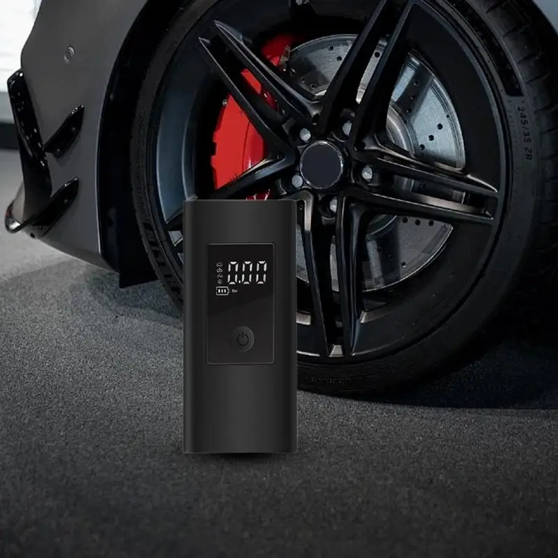 Car Tire Inflation Pump Wireless Rechargeable Air Pump For Pool Large Battery Capacity Digital Display Motorbike Tire Air Pump