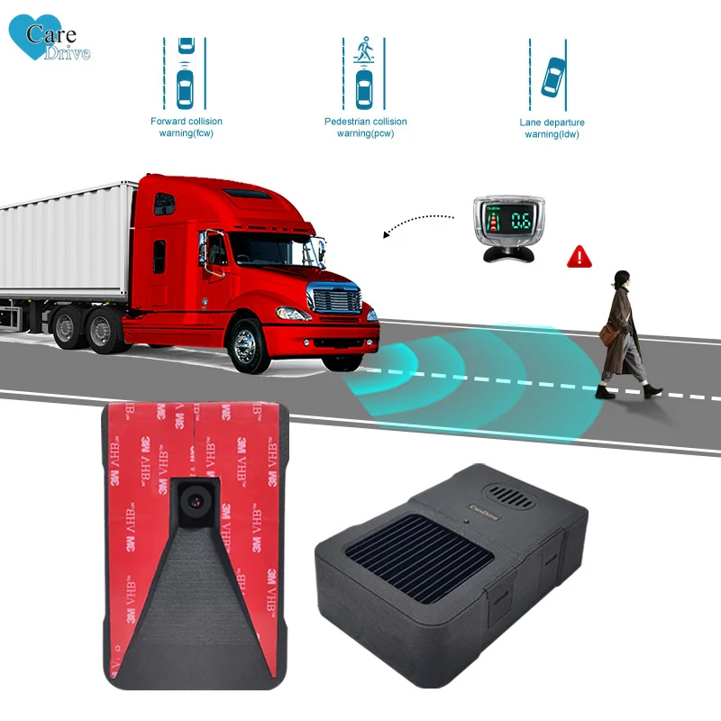 AlwayCare Forward Car Camera with Collision Adas System Safety Driving Monitoring Tool