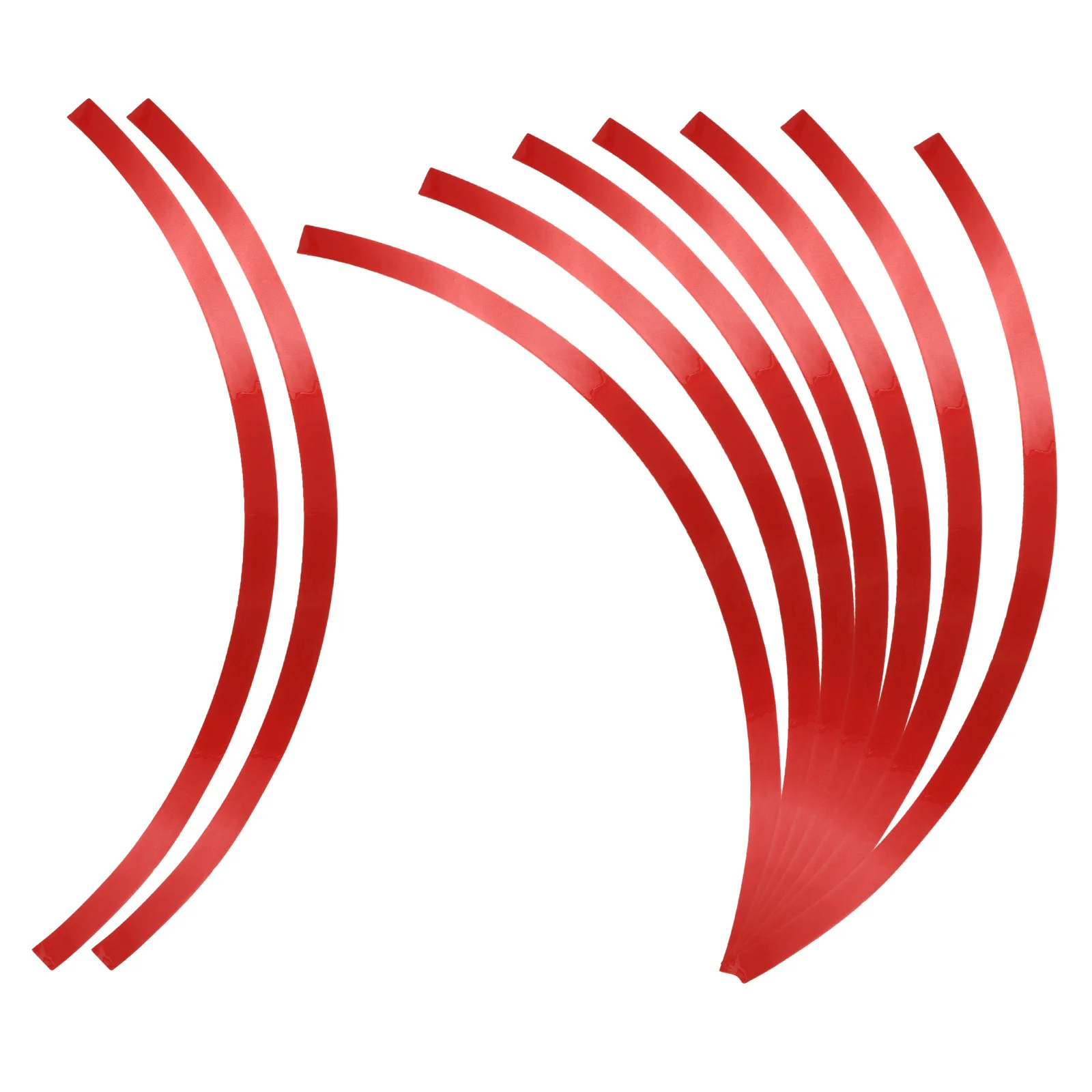 

16Pcs Wheel Hub Reflective Strips Weatherproof Rim Tape for Car Motorcycle Night Safety Wheel Rim Stickers Exterior Car