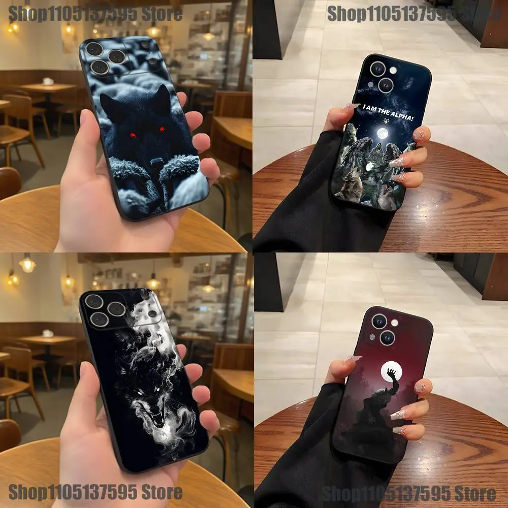 

Alpha Sigma Wolf Phone Case For iPhone 17,16,15,14,13,12,11,Pro,XS,Max,XR,Plus,E,SE4,Mini Black Soft Cover