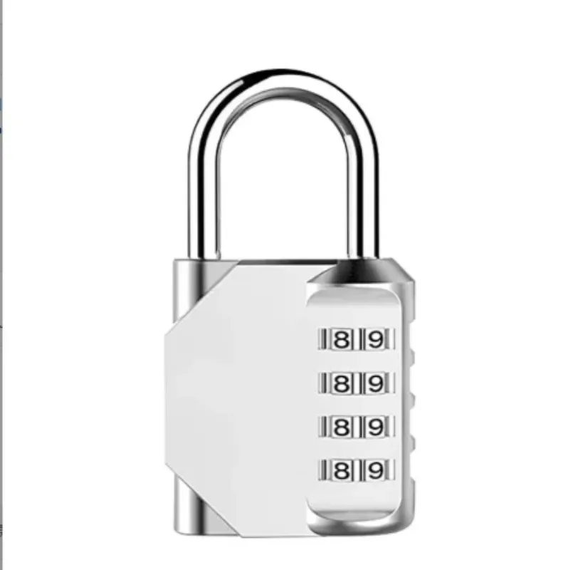 Reizen Hangslot Anti-diefstal Rugzak Klein Hangslot Resetbaar 3/4 Cijfercombinatie Koffer Wachtwoord Codeslot Bagage Hangslot