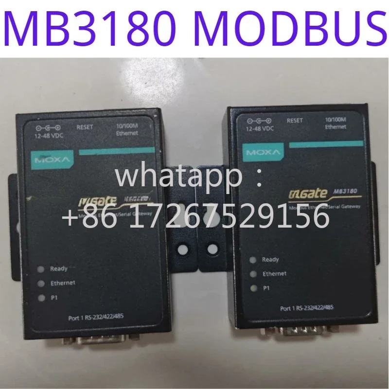 Gateway MOXA MB3180 MODBUS original usado