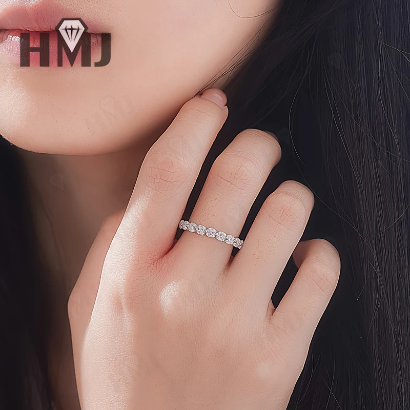 925 Sterling Silber Ring Moissanit Kissenförmiger Schliff VVS1 D Farbe/Aqua Blau/Grün/Champagner Jubiläumsgeschenk Feiner Schmuck für Frauen – Detail 18
