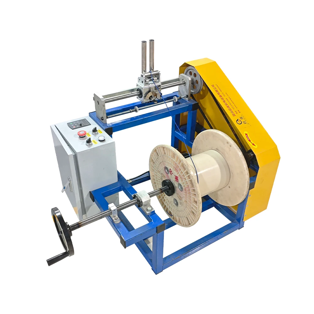 

QIPANG QP500 Aluminium Wire Copper Winding Machine 0.1-30MM Steel Rope Rewinder Machine Cable Take up Winder Machine