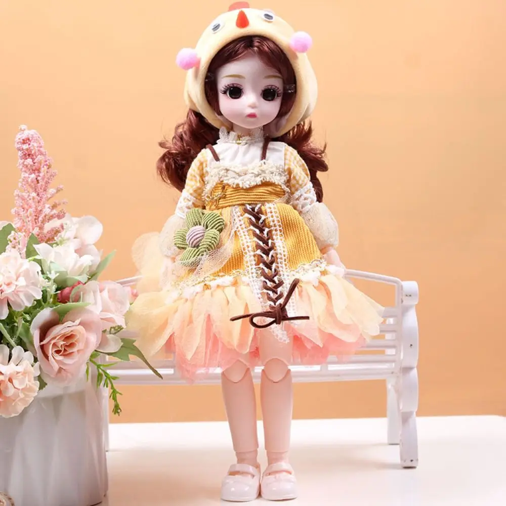 Multiple Movable BJD Dolls and Clothes Removable Joint Attractive Eyes 30cm 1/6 BJD Dolls Colorful Butterfly Wing