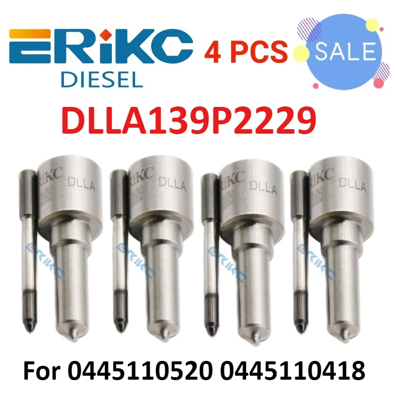 

Форсунка для литья под давлением DLLA139P2229, дизельный распылитель 0433172229, наконечник форсунки DLLA 139 P 2229 для 0445110520 0445110418
