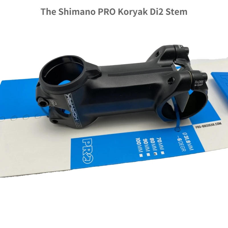 PRO Koryak Di2 Stem 0 degrees +6°/-6° degrees 1-1/8'' 31.8mm 35/50/60/70/80/90/100 Stem