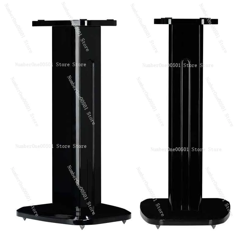 

Piano paint 60cm high HIFI bookshelf speaker stand wooden surround sound stand