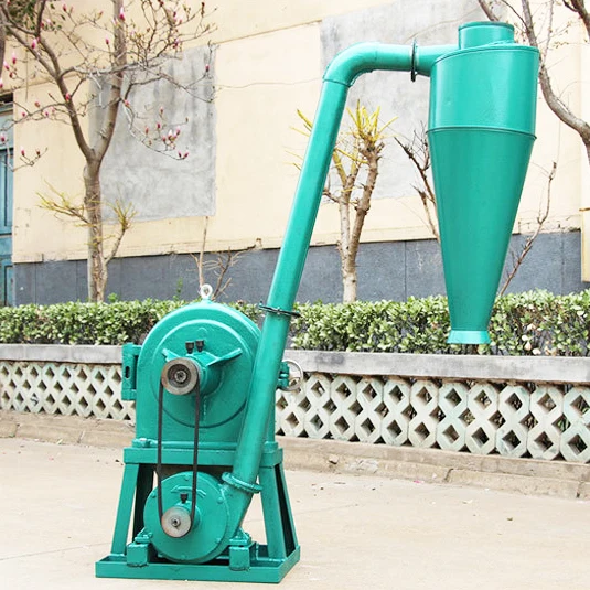 Maize Grain Grinding Mill Machine with Electric Motor /  Engine Grain Mill Machine Animal Feed Pellet Machine