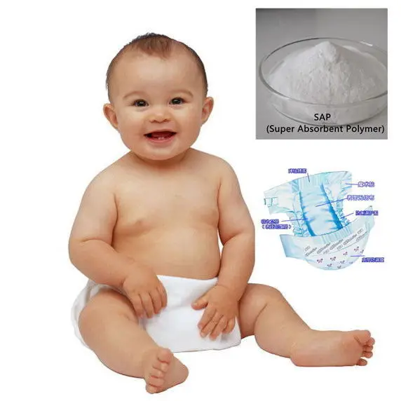 Super Absorbent Polymer SAP for baby diaper