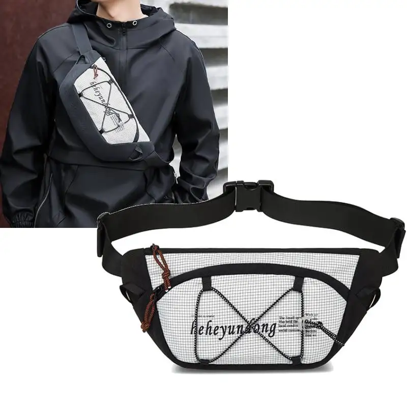 

Men Chest Bag Motorcycle Hiking Commuting Cycling Camping Shoulder Bags Lightweight Outdoor Travel Sports Crossbody Pack
