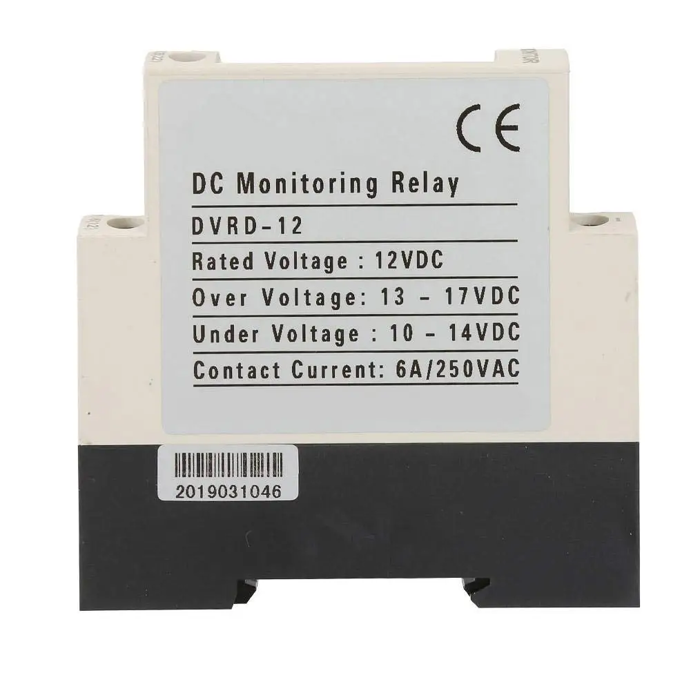 

Overvoltage and Undervoltage Protective Relay DVRD for DC Motors UPS Batteries and Switch Cabinets Rated DC 12V 24V 36V 48V
