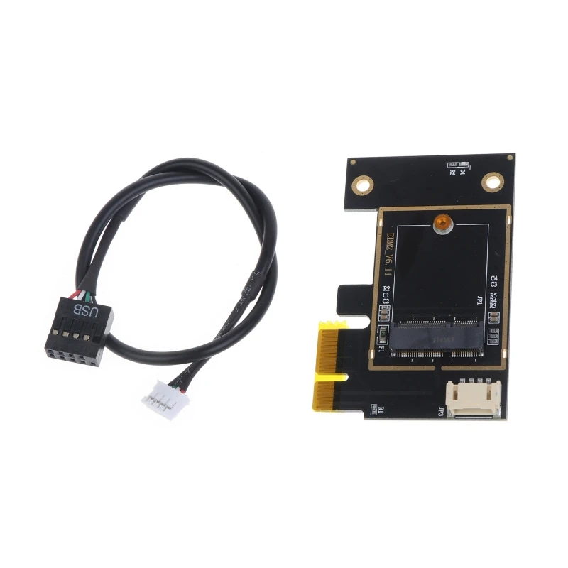 Für. 2 Wifi Drahtlose Karte M2 Ngff für TASTE EIN E Zu Pci für EXPRESS PCI-E 1X NGFF M2 Wi-Fi Adapter für AX200 9260 QXNF
