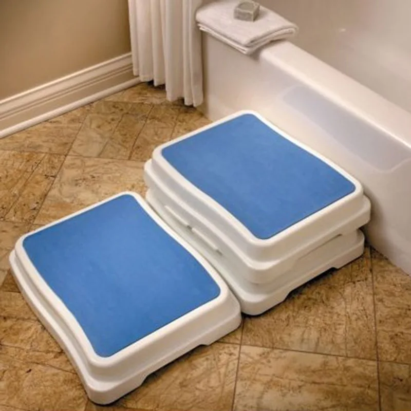 Stools & Ottomans Living Room Furniture Non‑Slip Bathroom Step Stool for Elderly Pregnant Kids, Fish Tank Access Home Furniture