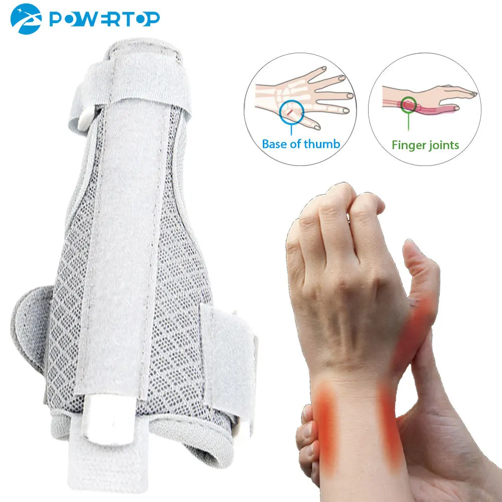 1Pc Thumb Brace Treatment Adjusts Thumb Splint Brace Hand Binding for Tendonitis Arthritis Relief Pain Support  Pad Correction
