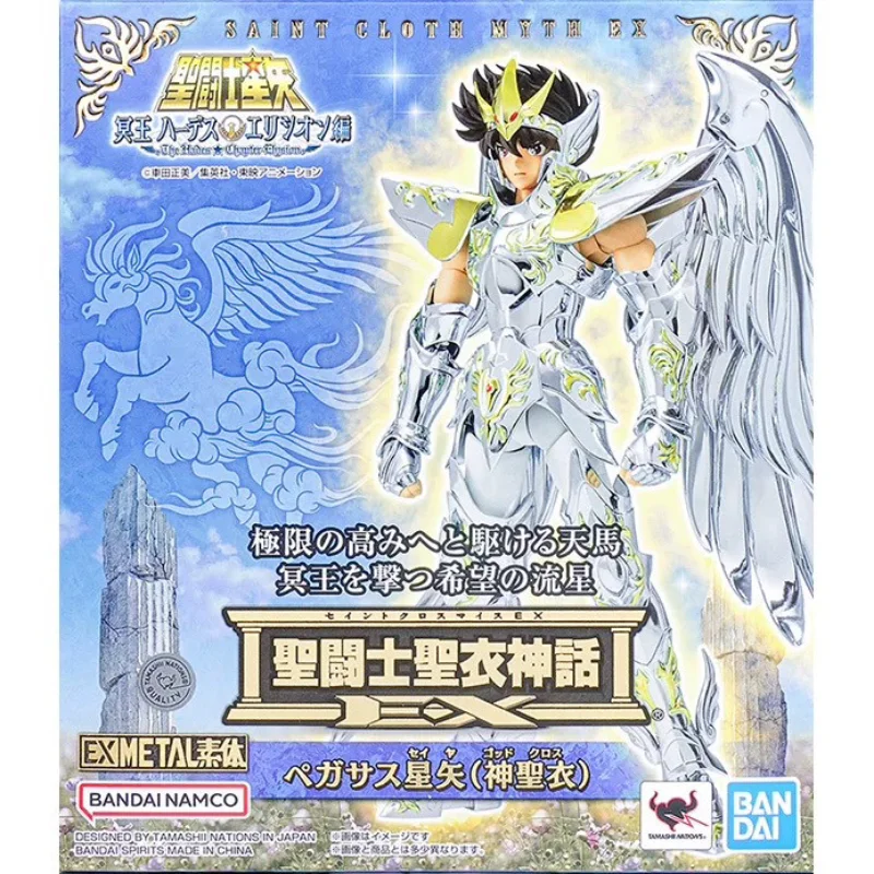 

В наличии, отправка в течение 24 часов. Коллекционная подвижная фигурка Bandai Saint Cloth Myth EX Saint Seiya: Боговещенские доспехи Пегаса Сейи