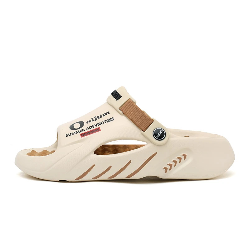 Mode Neue Männer Hausschuhe Indoor Outdoor Strand Sandalen Casual Schuhe Komfortable Massage Sohle Rutschen männer Sandalen Große Größe 46 47 – Detail 4