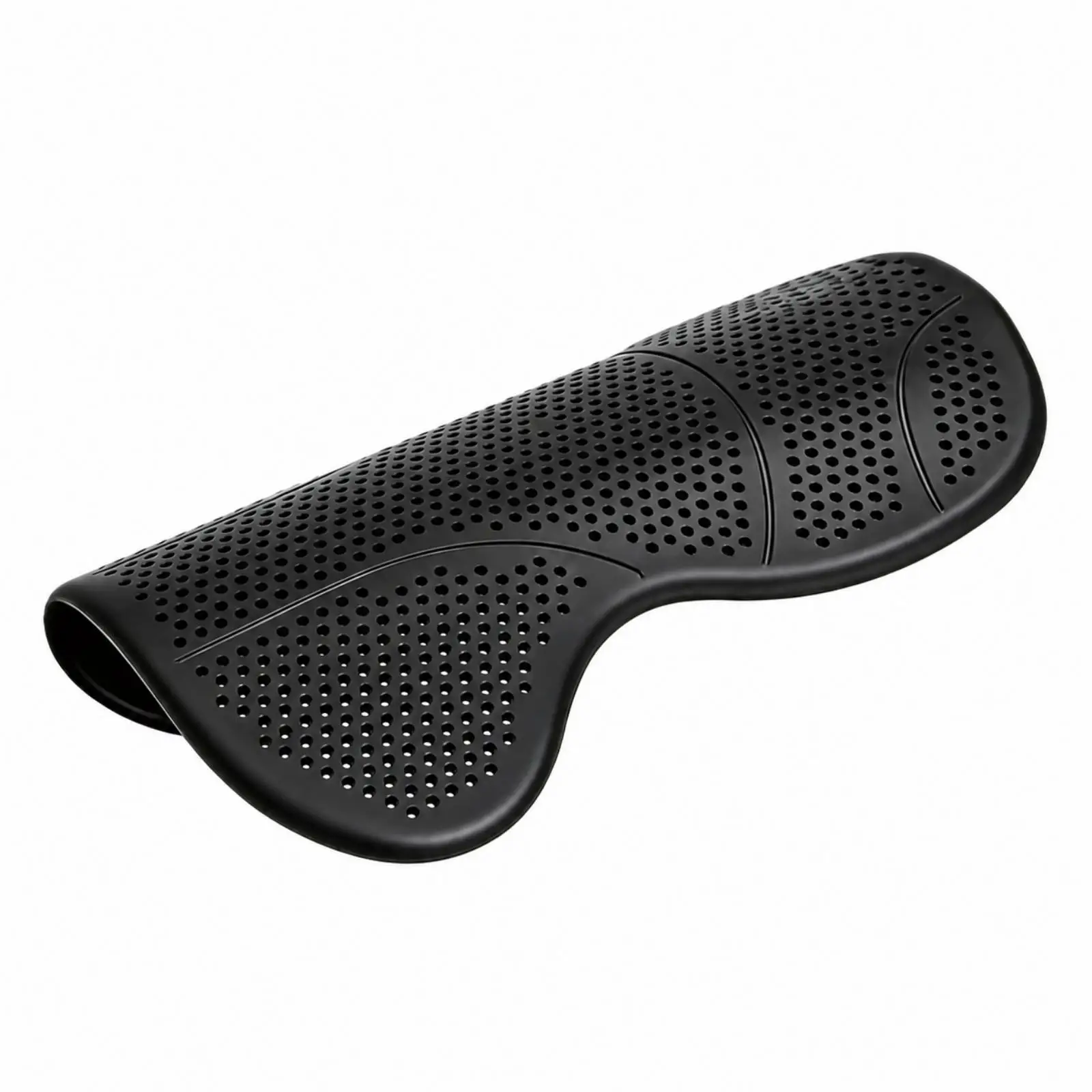 Contoured Horse Saddle Pad with Perforated Surface TPE Cushion for Comfortable Riding Training Sessions