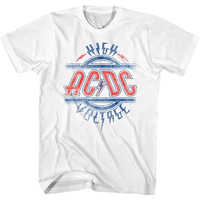 Summer clothes 80s Classic AC Printed Mens T shirt DC Cotton Hip Hop Casual Short Sleeved Vintage For Fans Gift Men's Clothing