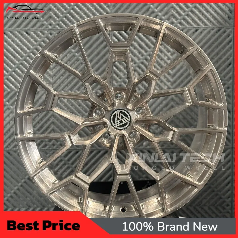 【2026】XINLAI Custom Rims 20x9 21x10 22x11 5x112 5x114.3 5x120 Brushed Titanium Y Spoke Cage Frame For BMW M3 G80