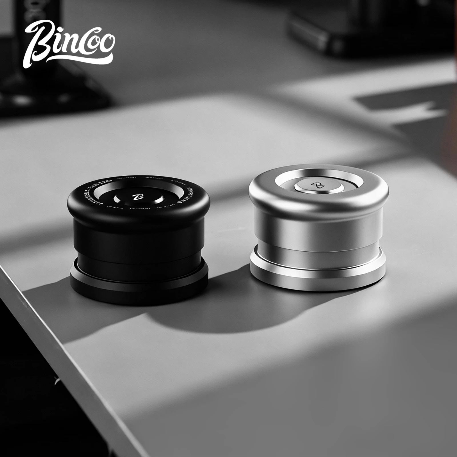 Bincoo Professional Self Gravity Coffee Distributor Magnetic 58mm Base 6 Hidden Magnets Easy Alignment Aluminum SUS304 Finish