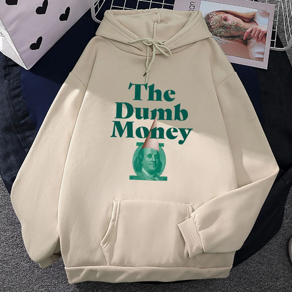 

The Dumb Money Print Sweatshirts Sense of Design Graphic Hoodies Funko Streetwear Men/women Clothing Winter Fleece Pullovers